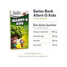Swiss Bork Allert-g Kids Limon Aromalı Sıvı Takviye