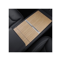Red Lion Parts Tesla Model Y Juniper/model 3 Hıghland Orta Konsol Koruyucu Ahşap Görünümlü Kaplama