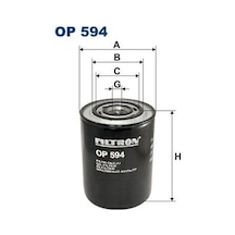 Fıltron Op594 Yag Fıltresı Master Ducato Jumper Daıly Movano Boxer Trafıc Mascott 2,5d / 2,8