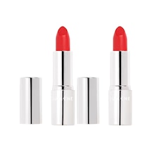 Lumene Luminous Moisture Lipstick Parlak Bitişli Nemlendirici Etkili Ruj 12 Strawberry Kiss 2 Paketi 0