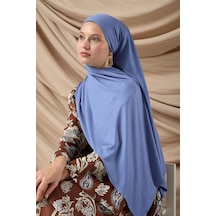 Silk Home Premium Penye Şal 65002-42 Kot Mavi Çok Renkli
