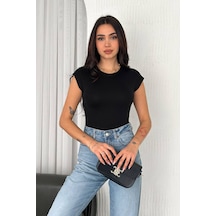 Noa & Noa Kadın Fit Kolsuz Atlet White Core Siyah Noa & Noa Kadın Fit Kolsuz Atlet White Core Siyah