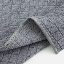 3 Adet Mikrofiber Kareli Mutfak Bezi, 40x40 Cm, Leke Ve Koku Tutmaz, 1100 Gsm, Deterjanla Kullanıma Uygun, Oto Yıkama Ve Toz Alma İçin Simli Bez X3 Adet 0