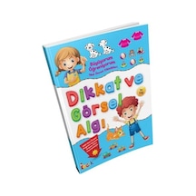 Dikkat ve Görsel Algı - Büyüyorum Öğreniyorum Okul Öncesi Etkinlikleri- Bıcırık Yayınları
