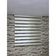 Acık Krem Zebra Stor Perde Tüm Ölçülerde