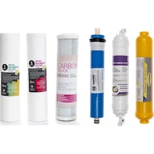 Sulook Açık Kasa Su Arıtma Cihazlarına Uyumlu 6'Lı Filtre Seti Vo 523974230