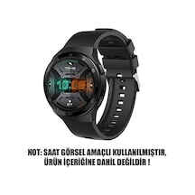 Xiaomi Amazfit Gtr 47mm İçin Kordon, Silicone Rapidbands Siyah