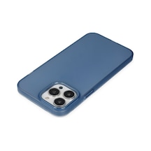 Apple   Uyumlu   iPhone 13 Pro Max Kılıf Modos Metal Kapak - Lacivert