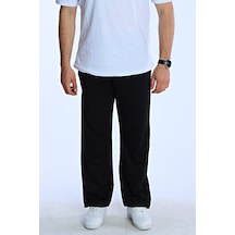 Eg38 Düz Baggy Eşofman Siyah Siyah