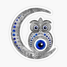 Nazar Boncuğu Model5 Sticker Oto Yapıştırma Etiket 15Cm