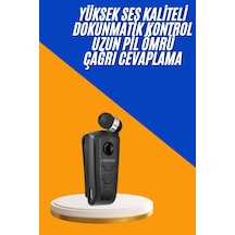 Mikrofonlu Makaralı Bluetooth Kulakiçi Kulaklık Android Ve Apple Uyumlu iOS Uyumlu Kulak Içi