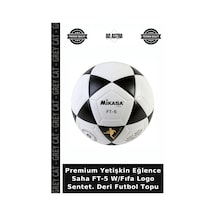 Premium Yetişkin Eğlence Saha Ft-5 W/fıfa Logo Sentet. Deri Futbol Topu Çok Renkli