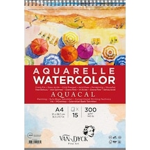 Van Dyck Sulu Boya Blok Aquacal İnce Dokulu Cldpres A4+üst Sprl 15 Yp