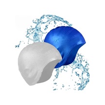 2'li Paket Yüzme Bonesi, Kulak Kapağı Yüzme Bonesi Yüzme Bonesi Silikon Su Geçirmez, Kulak Tıkacı İle Unisex Yetişkinler Kadınlar Erkekler İçin