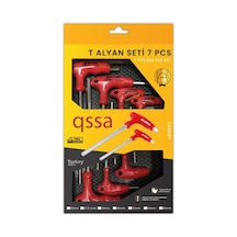 7 Parça T Tipi Alyan Seti 2-2,5-3-4-5-6-8 Mm