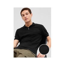 Gap Erkek Siyah Logo Piqué Polo Yaka T-shirt