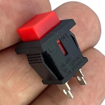Ic-180k-0 Kare Buton Kırmızı Yaylı Ters Ds-430