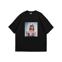 Tarzsokak I'm Not Your Baby Baskılı Oversize Unisex Beyaz Siyah