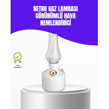 Retro Gaz Lambası Görünümlü Ledli Buhar Püskürtücü Aroma Difüzör Mh-hs9865-3537