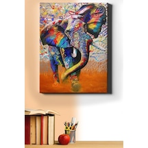 Webstyle Sayılarla Boyama Seti Kasnaklı Afrika Fili 40 X 50 Cm
