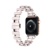 Kilifone -  Apple Uyumlu  Watch  7 41mm - Kordon Metal Kordon Krd-96