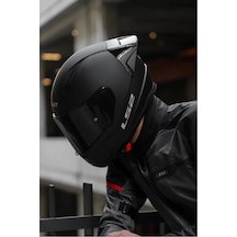 Rapıd 2 Race Mat Siyah Kask Siyah Cam + Spoıler Mat Siyah