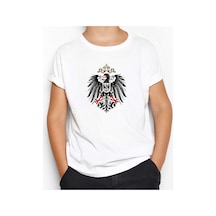 Zepplin Giyim Hearts of Iron 4 Imperial Coat of arms of Beyaz Çocuk Tişört Beyaz