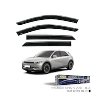 Hyundai İoniq 5 2021 Sonrası Uyumlu Kromlu Cam Rüzgarlığı 4lü