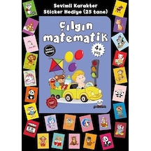 Çılgın Matematik - Stickerlı 4+ Yaş - Afife Çoruk - Panda