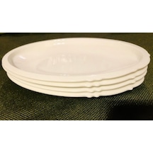 Koleksiyon Eseri İstanbul Sade Küçük 4lü Oval Tabak (23cm)