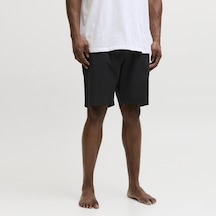 Jack & Jones Büyük Beden Normal Kalip Deniz Sortu - Maui - 12297961 Siyah