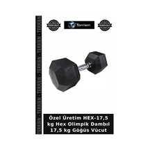 Özel Üretim Hex-17,5 Kg Hex Olimpik Dambıl 17,5 Kg Göğüs Vücut Diğer