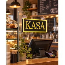 Led Işıklı Kasa Yazısı Tabela Sarı Yazılar