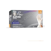 Flex Pudrasız Eldiven L-xl Boy 100'lü Krem