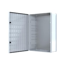 Yavuz Abs Pano 50 X 70 X 22.5 Cm Taban Saclı Ip65 Plastik Pano Montaj Plakalı Elektrik Kutusu Pano Darbeye Dayanıklı Dış Ortam Muhafaza Kutusu Abs Pano Poli 025 Sku: Smgstk60f9e99fe1