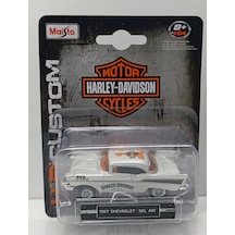 Maisto H.d 1:64 Ölçek 1957 Chevrolet Bel Air Metal Araba 7 Cm