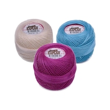 Tedar 3 Adet Kaplan Etamin Ve Kanaviçe İpi 8 No Kod/renk: 748 - 293 - 114 - Ryl Najmaddin (No:1) 8.5Cm X 10.5 Cm