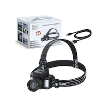 Sensörlü Cree Tg Led Şarjlı Kafa Lambası Wt-625 Antrasit