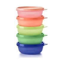 Şeker 300 Ml Buzdolabı Saklama Ve Servis Kabı 5 Li Set 5 Renk Yeni Çok Renkli