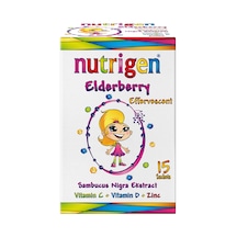 Nutrigen Elderberry Kara Mürver Efervesan 15 Saşe