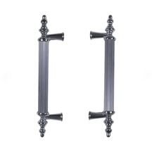 Kulp Silindir Çizgili Zamak Kulp Model 14 Cm 2 Adet Gümüş