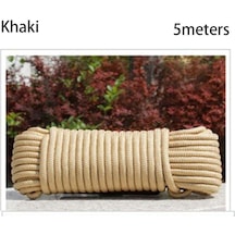 Renkler Dış Mekan Aleti Çap 3mm Paraşüt İpi Kordon İpi Çadır İpleri Paraşüt İpleri 550 İp Hayatta Kalma Kiti Haki