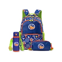 Milk & Moo Çocuk Sırt Çantası, Kalem Kutusu,Matarası 3'lü Set Ponix