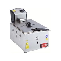 Karacasan Endüstriyel 2500 Watt Tekli 8 Litre Elektrikli Fritöz Krcs.efe.8
