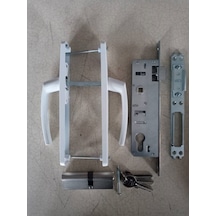 Pvc - Pen Silindirli Kapı Kolu Kilit Seti