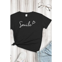 Startmore Çocuk Tişört Smile Baskılı Siyah