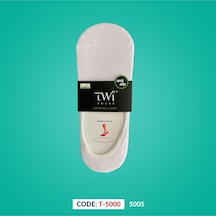 Twisocks Premıum Bambu Babet Erkek Çorap 12'li - Beyaz