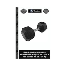 Özel Üretim Antrenman Performans Bireysel Hex-40lb Hex Dambıl 40 Lb - 16 Kg Diğer