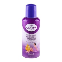 Vi-vet Sir Ağda Temizleme Ve Masaj Yağı E Vitamini 125 Ml 5 Adet