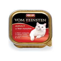Animonda Vom Feinsten Sığır Etli ve Patatesli Pate Yetişkin Kedi Maması 100 G